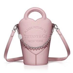 NWT Tiffany & Co. Pink Crossbody Bag with Silver hardware! Cheapest listing!